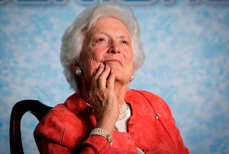 Former First Lady Barbara Bush