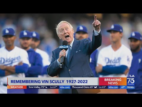 Legendary Dodgers broadcaster Vin Scully dies