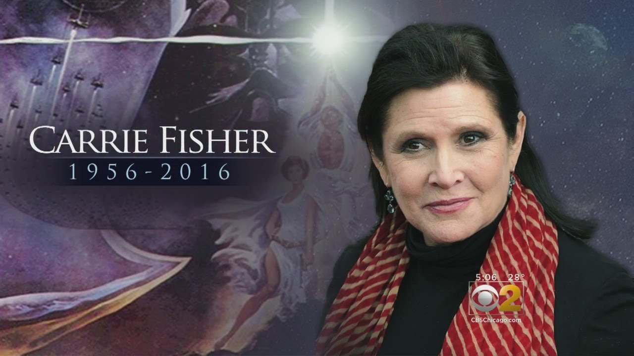 Star Wars Actress, Carrie Fisher, Dies At Age 60
