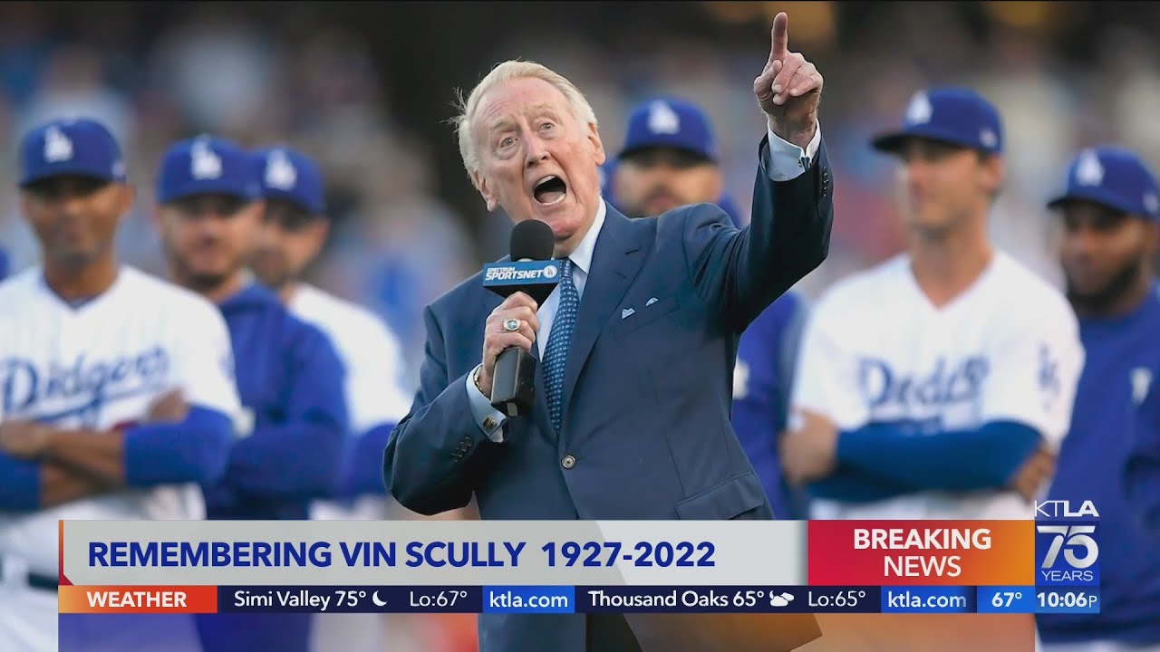 Legendary Dodgers broadcaster Vin Scully dies
