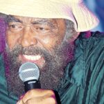 Singer John Holt in performance at the Jamaica Jazz Festival in Montego Bay in 2012