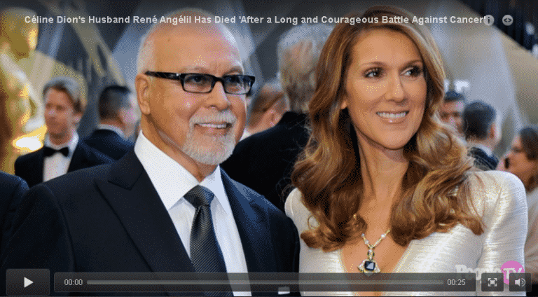 Celine Dion husband died