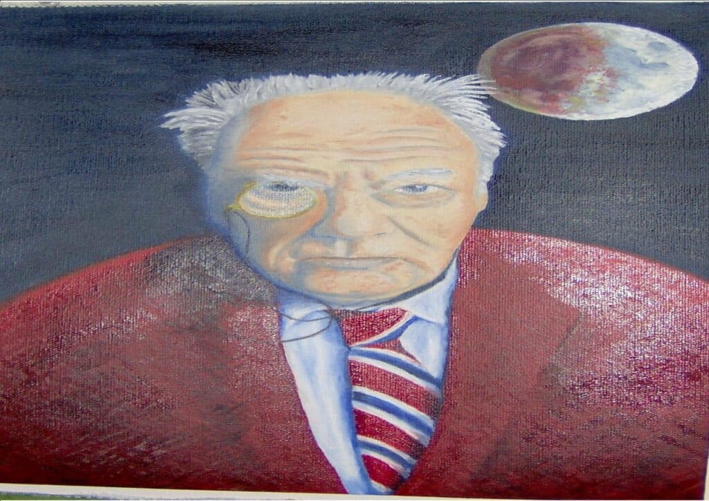Tribute to Sir Patrick Moore who died today.