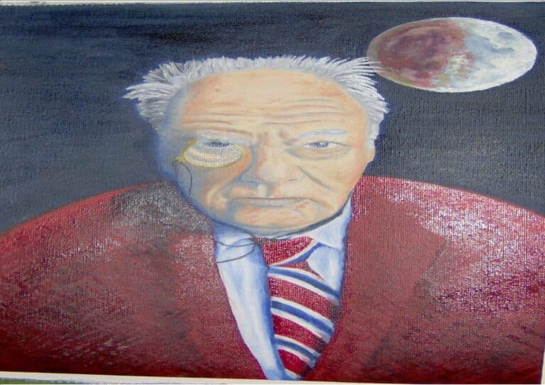 john hurt Tribute to Sir Patrick Moore who died today.