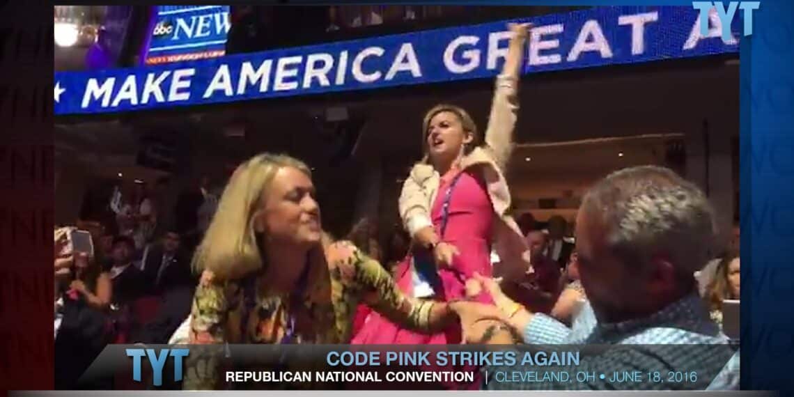 code pink fights back against rnc hate Code Pink Fights Back Against RNC Hate
