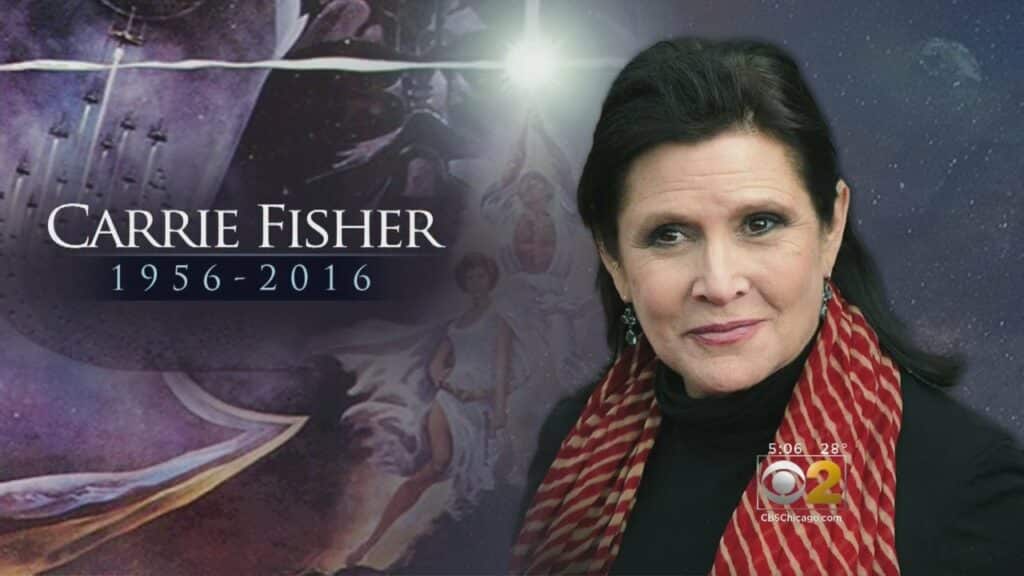 star wars actress Star Wars Actress, Carrie Fisher, Dies At Age 60