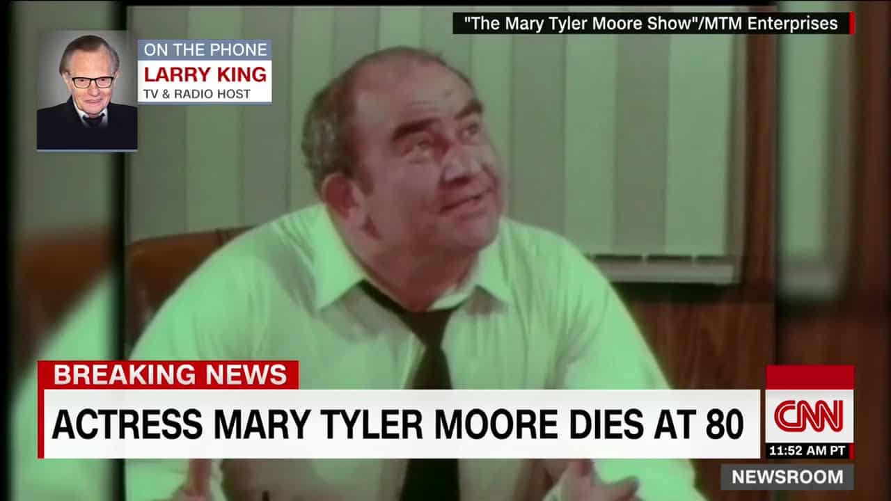 Larry King׃ Mary Tyler Moore was a pioneer