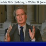 Died on his 76th birthday is Walter B. Jones Jr