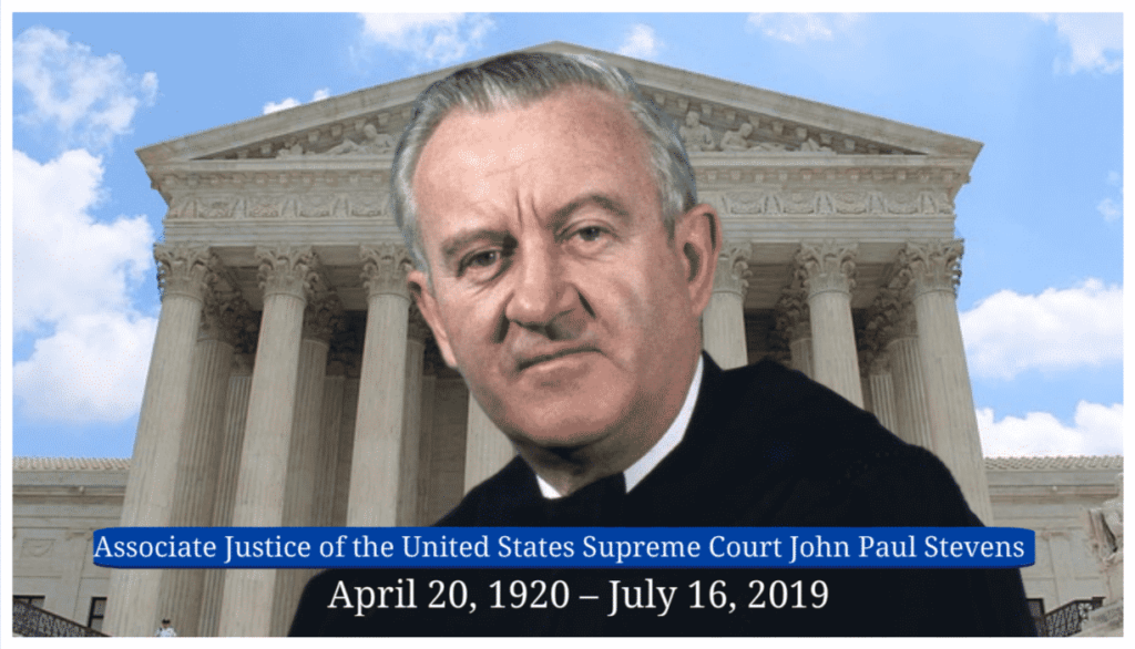 John Paul Stevens Associate Justice of the United States Supreme Court