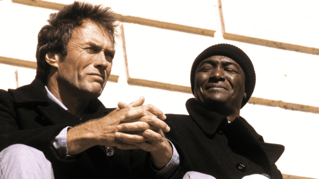 Actor Do The Right Thing actor Paul Benjamin with Clint Eastwood
