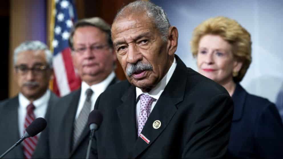 John Conyers Jr., a Korean War veteran who was the longest serving African-American member of Congress in U.S. history, died Sunday at age 90, Detroit police have confirmed.