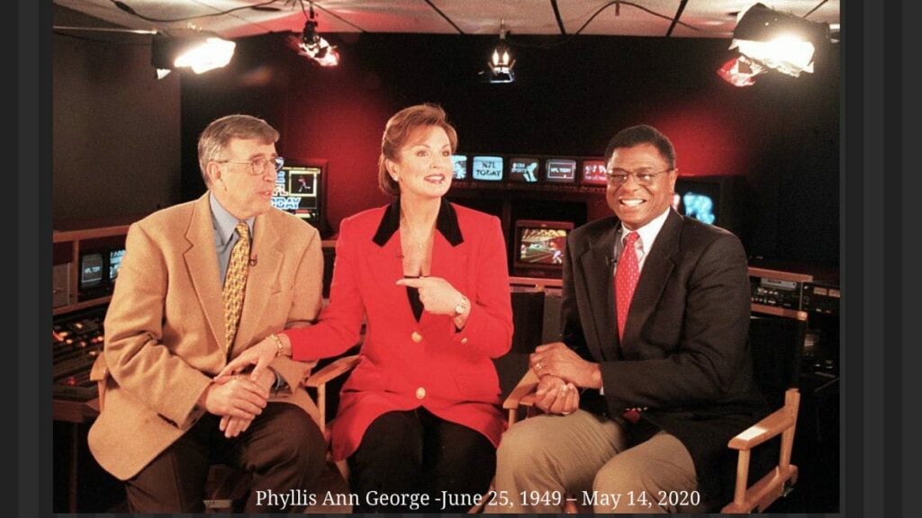 Phyllis George, age 70, former Miss America and "NFL Today" broadcaster, is dead.