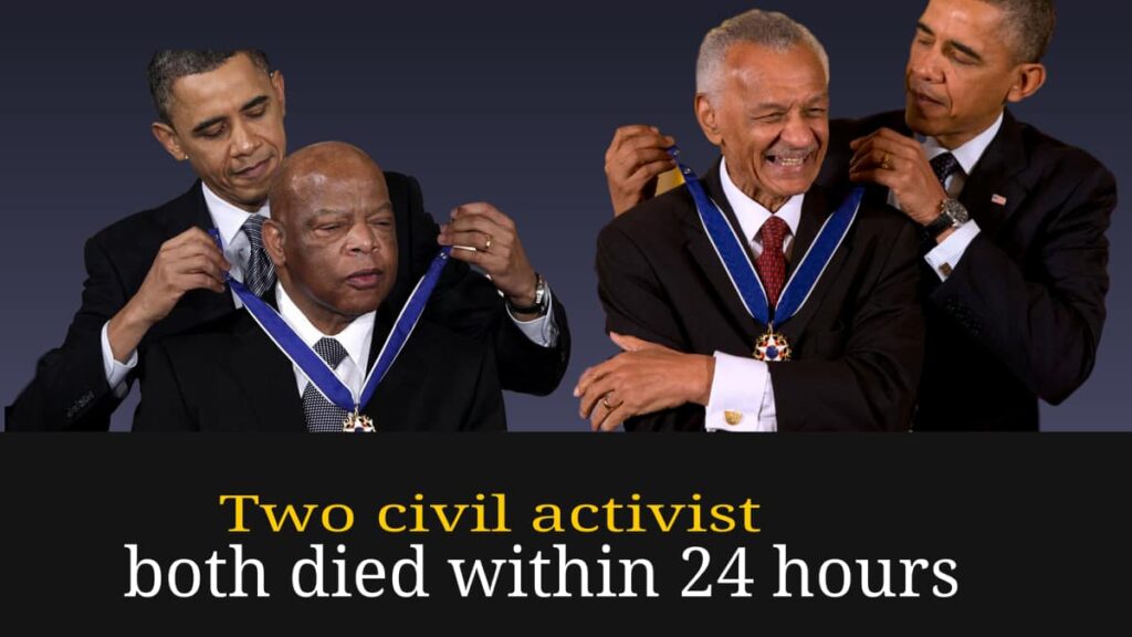 Two civil rights activist died within 24 hours CT Vivian and John Lewis