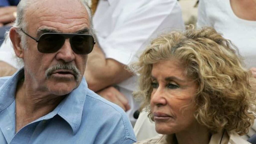 Micheline Roquebrune and Sean Connery