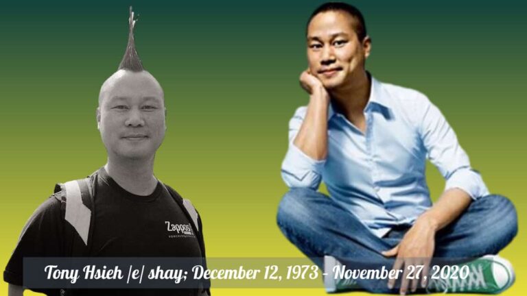 Tony Hsieh December 12 1973 – November 27, 2020