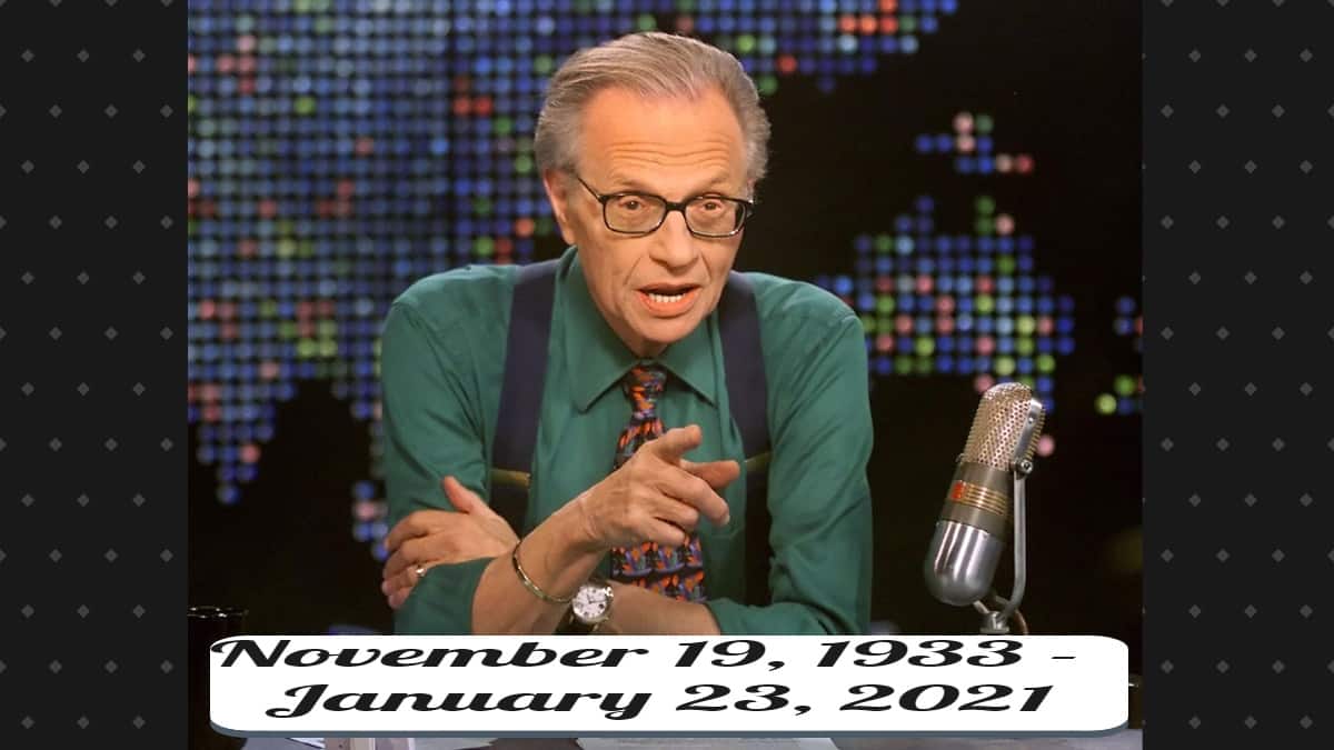 The veteran television show host Larry King died at 87