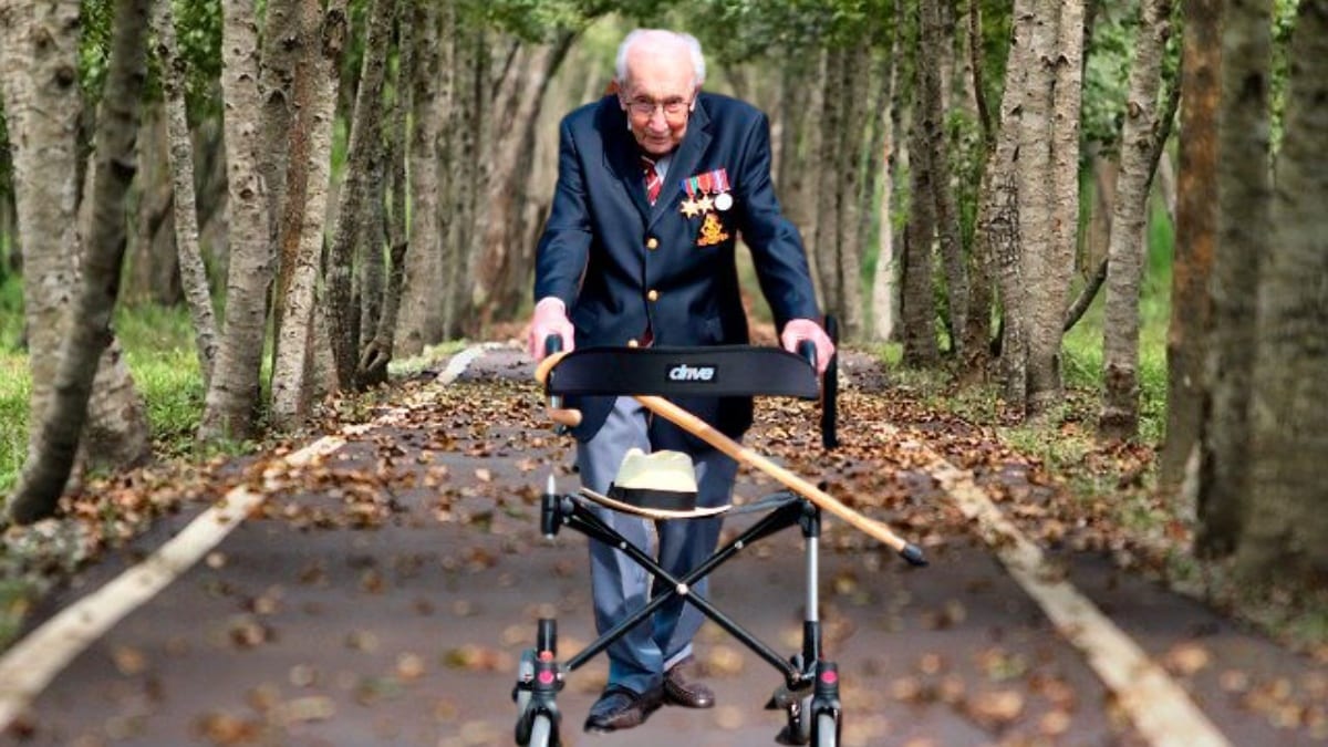 Captain Sir Tom Moore, who raised millions for the NHS, is dead at 100