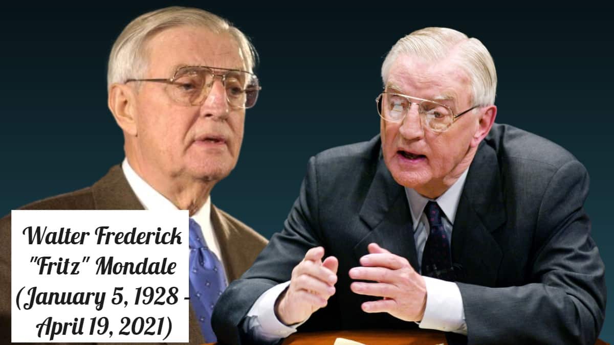 Former U.S. Vice President Walter Mondale, under President Jimmy Carter dead 93