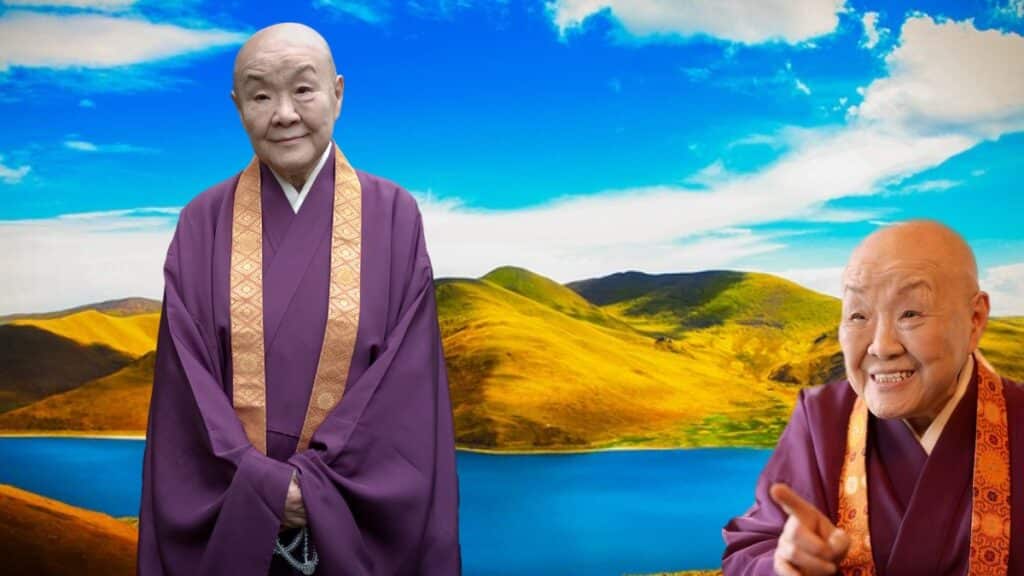 Jakucho Setouchi, a Buddhist nun