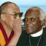 Bell ran in honor of South Africa's late Archbishop Emeritus Desmond Tutu