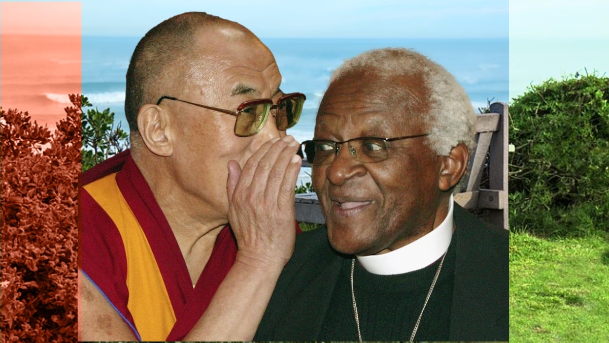 Bell ran in honor of South Africa's late Archbishop Emeritus Desmond Tutu