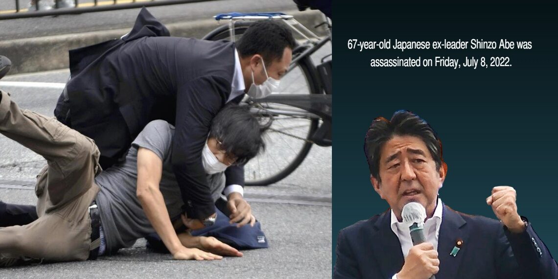 67-year-old Japanese ex-leader Shinzo Abe was assassinated