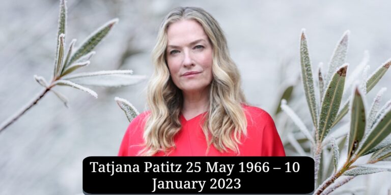 Tatjana Patitz 25 May 1966 – 10 January 2023