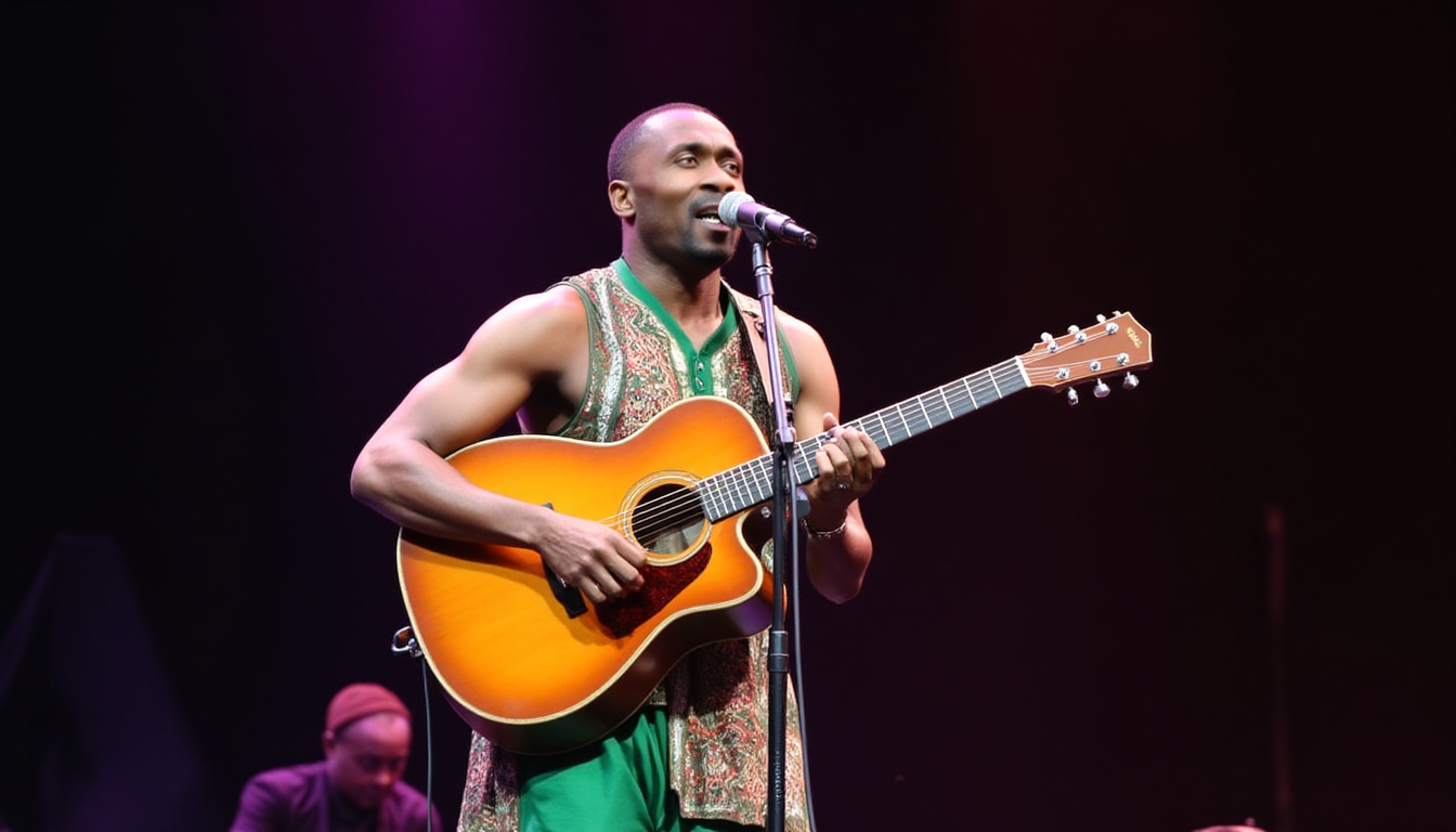 Jimmy Cliff: Jamaican Reggae Pioneer Dead at 81. Musician performing with acoustic guitar