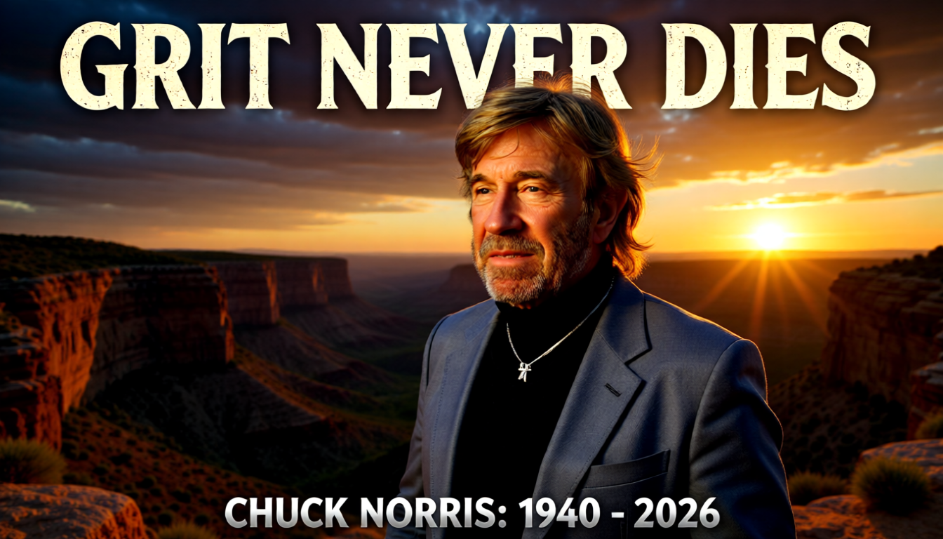 Chuck Norris (1940-2026): The Man Who Turned Grit Into Legend RIP - Chuck Norris (1940-2026): The Man Who Turned Grit Into Legend. Place him in deffernt location and as characters.